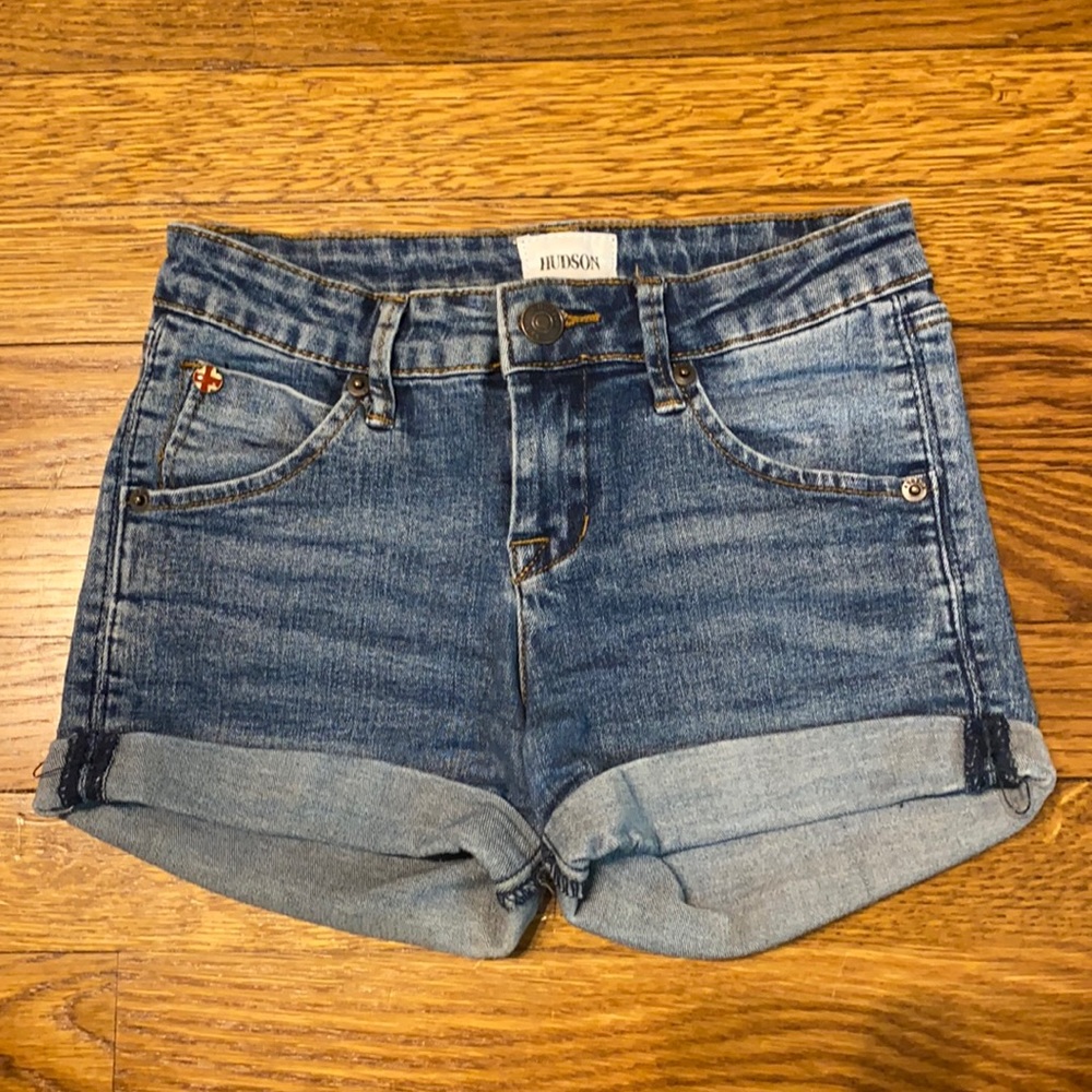 ‼️Hudson Girls Denim Roll-Up Shorts